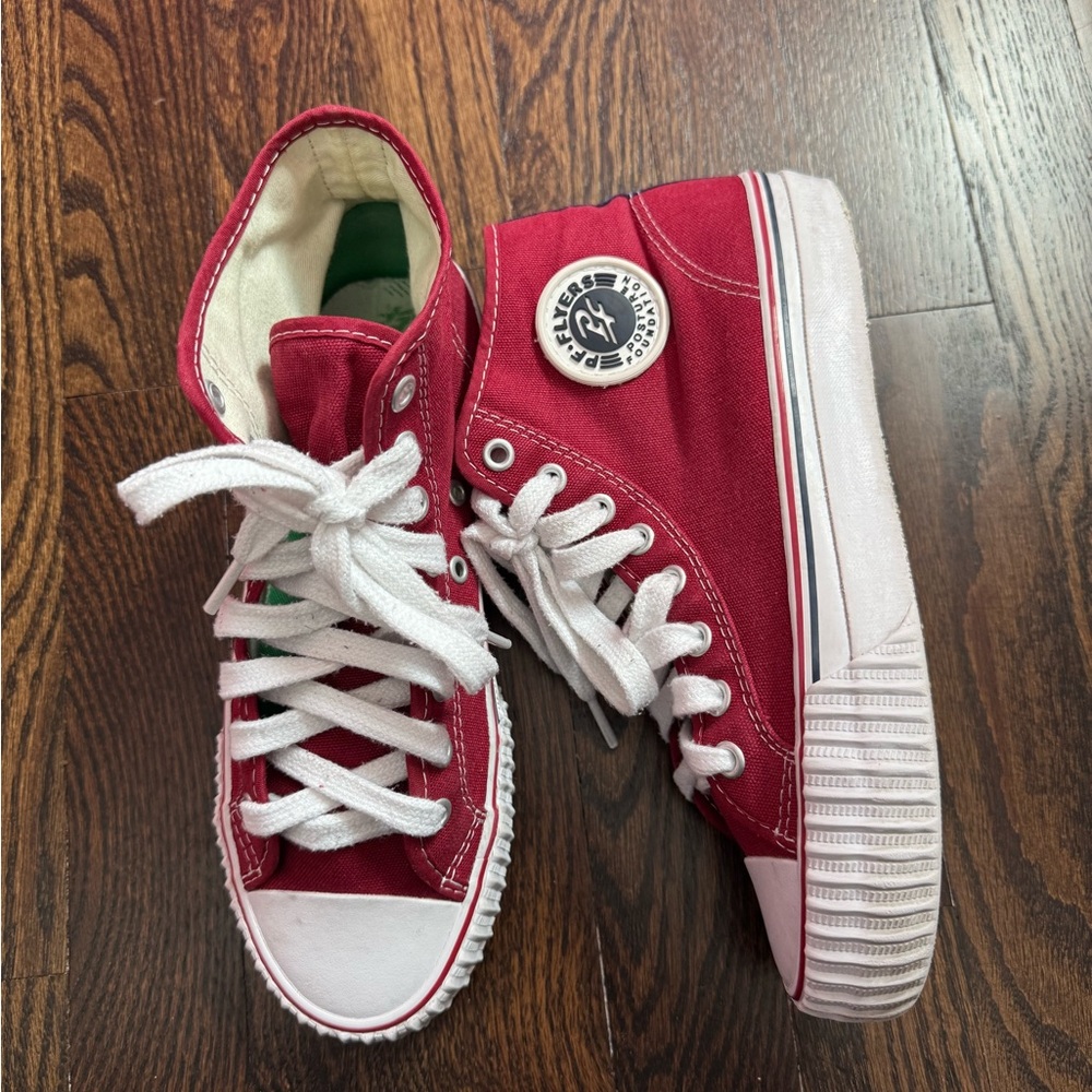Red PF Flyers High-Top Sneakers